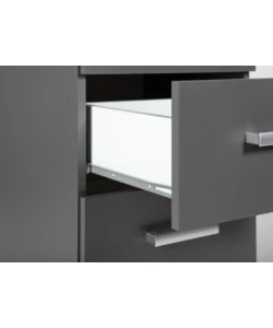 CASSETTIERA GRIGIA CON 4 CASSETTI, 41,2X40X91,5 CM